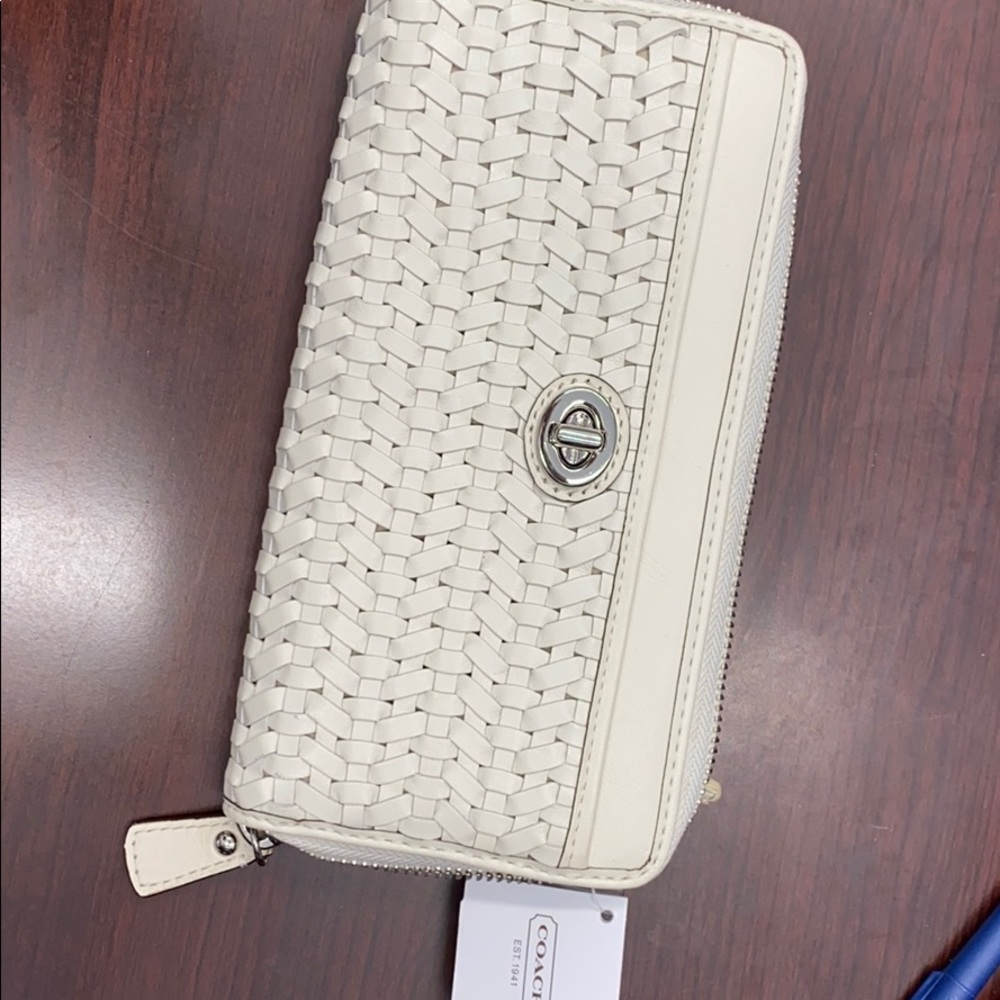Coach zip around wallet